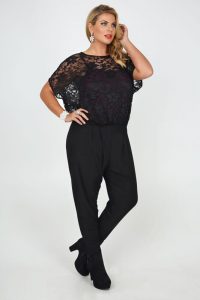 Plus Size Lace Jumpsuits