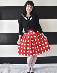 Polka Dot Red Skirt