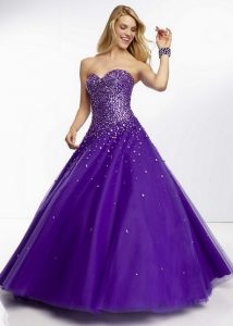 Purple Ball Gown