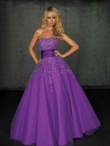 Purple Bridal Gowns
