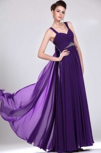 Purple Chiffon Gown