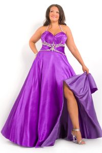 Purple Gown Plus Size