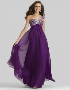 Purple Prom Gown