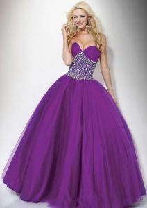 Purple Prom Gowns