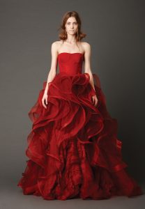 Red Bridal Gown