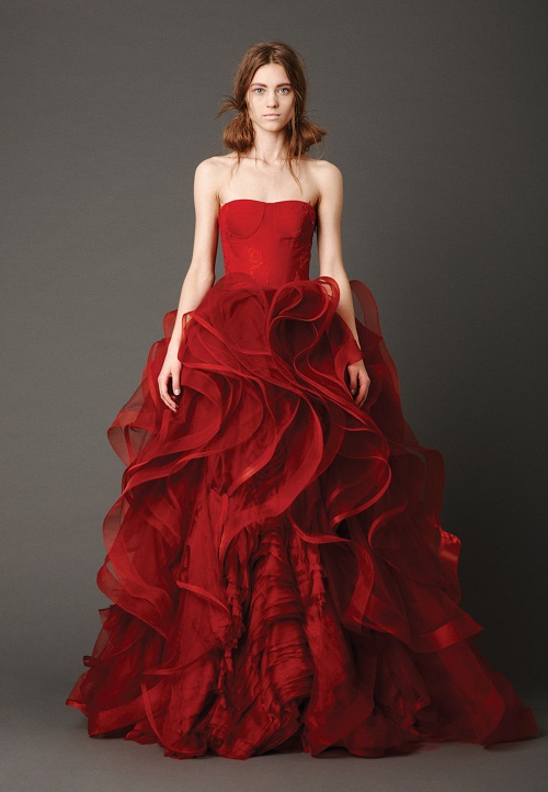 Red Bridal Gowns | DressedUpGirl.com