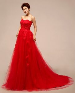 Red Bridal Gowns Pictures