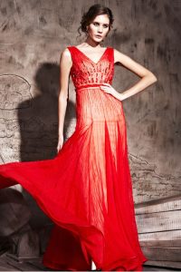 Red Couture Gown