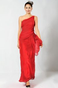 Red Grecian Gown