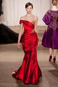 Red Marchesa Gown