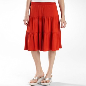 Red Peasant Skirt