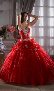 Red Quinceanera Gowns