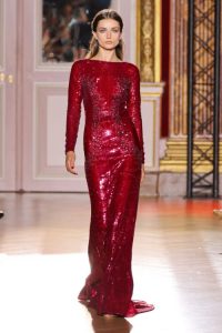 Red Sequin Gown