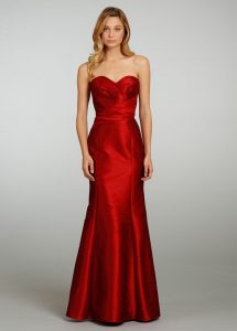 Red Trumpet Gown