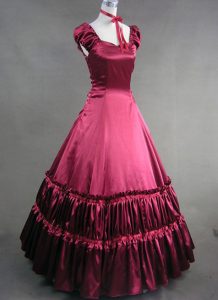 Red Victorian Gown