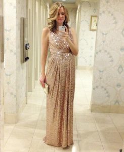 Sequin Bridesmaid Gown