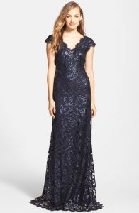 Sequin Lace Gown