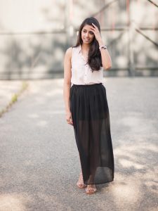 Sheer Maxi Skirt