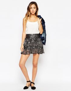 Short Tiered Skirt