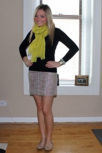 Short Tweed Skirt