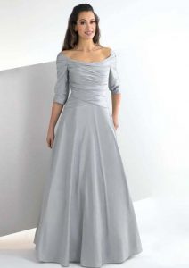 Silver Gowns Plus Size