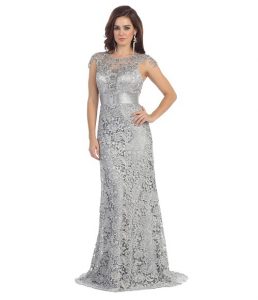 Silver Lace Gowns