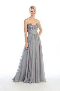 Silver Long Gown