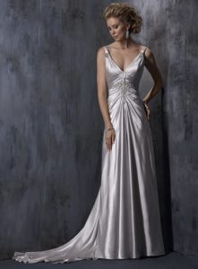  Silver Wedding Gown