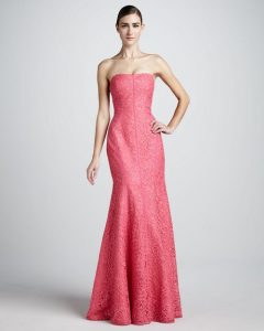 Strapless Trumpet Gown