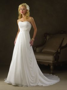 Strapless Wedding Gown