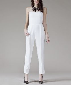 Strapless White Jumpsuit