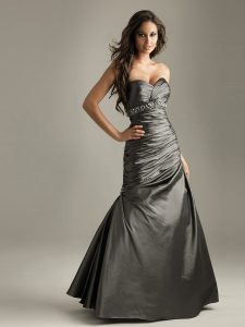 Taffeta Evening Gown