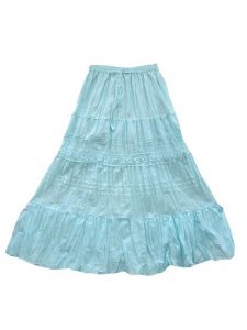 Tiered Cotton Skirt