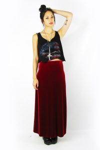Velvet Maxi Skirts