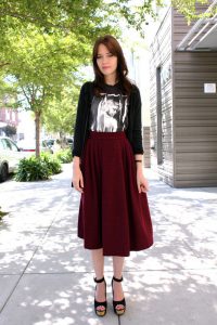 Vintage Midi Skirt