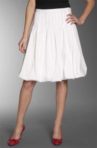 White Bubble Skirt