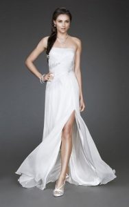 White Chiffon Gown