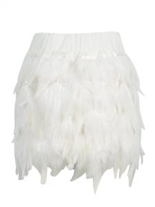 White Feather Skirt