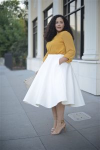 White Flowy Skirt