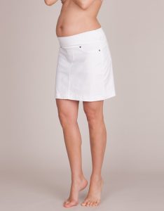 White Maternity Skirt