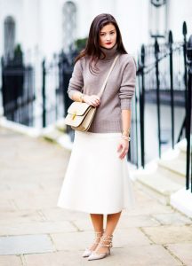 Winter White Skirt