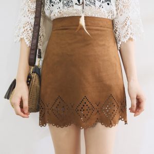 Womens Brown Skirt