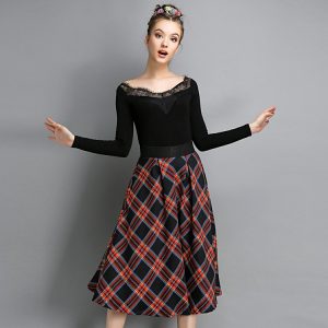 Womens Tartan Skirt