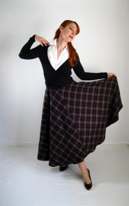 Wool Circle Skirt