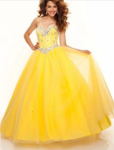 Yellow Ball Gown