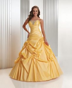 Yellow Ball Gowns