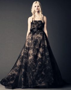 Black Lace Gown
