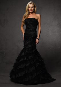 Black Mermaid Gown