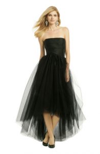 Black Tulle Gown