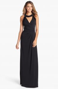 Black Velvet Gown